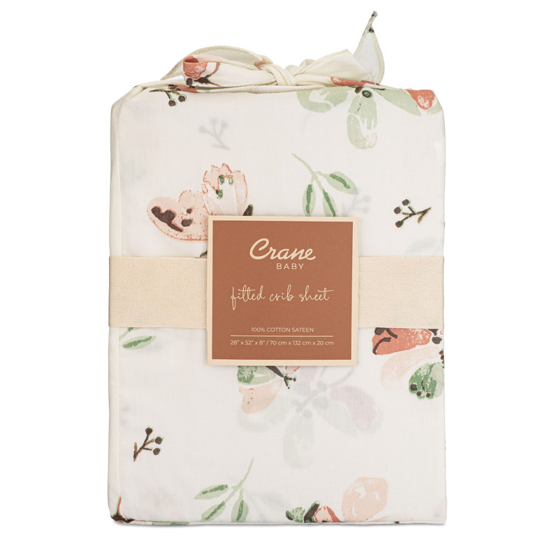 Parker Fitted Crib Sheet (Butterfly)