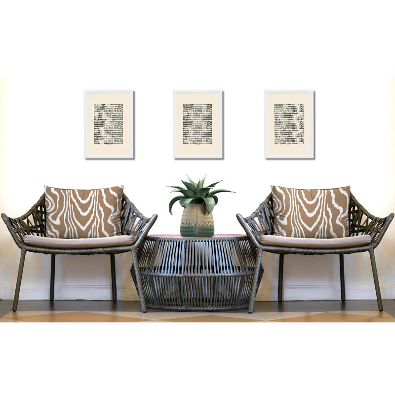 Oreiller réversible intérieur / extérieur Meli, 20x14, Beige