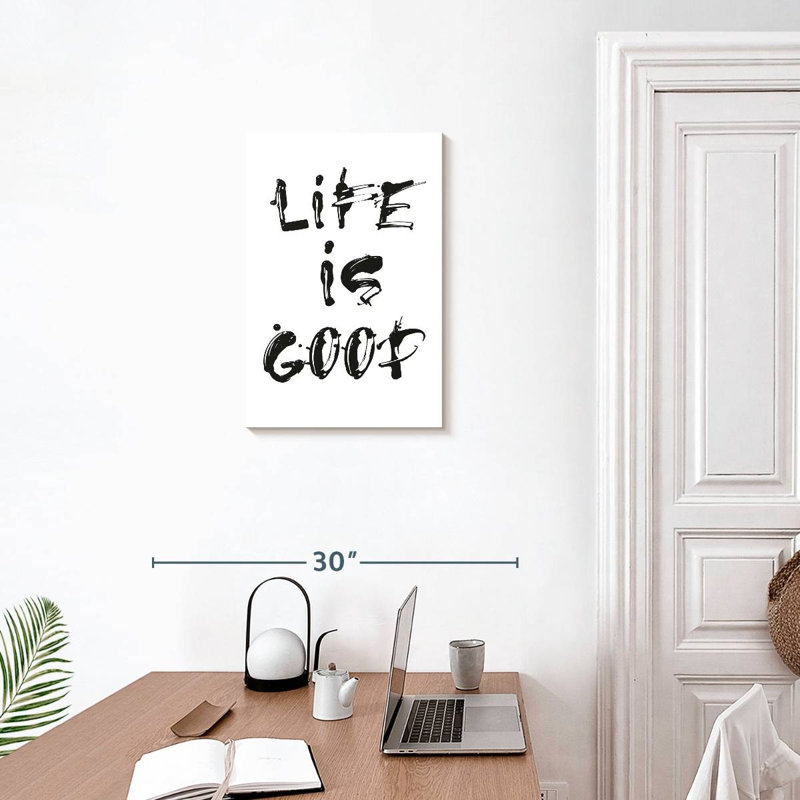 Tergel Life Is Good, 24" H x 16" W