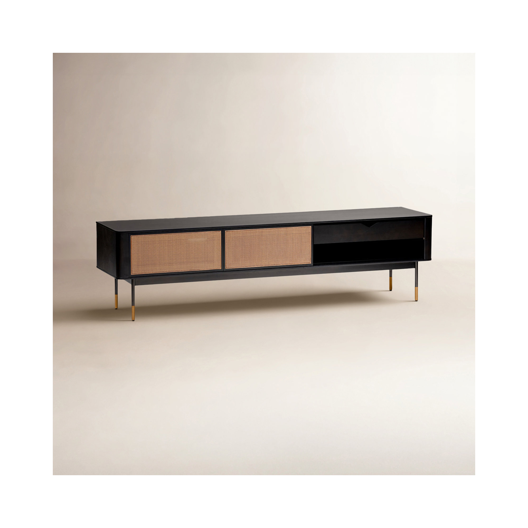 Ayres 71" Media Console, Black