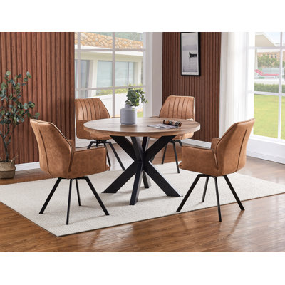 5 Pieces Round Dinette Set