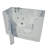 HandiTub 60'' x 30'' Fiberglass Bathtub with Faucet-23011570-23011568