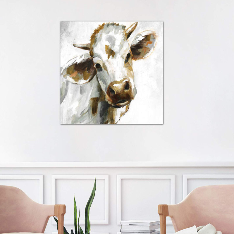 Dairy Dandy by Nan - Wrapped Canvas Painting, 66.04 cm H x 66.04 cm W x 1.91 cm D