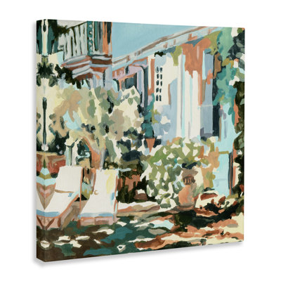 Art mural sur toile City Street Abstraction par Melissa Wang