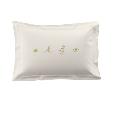 Autumn Foraging Off White Natural Pillowcase Pair