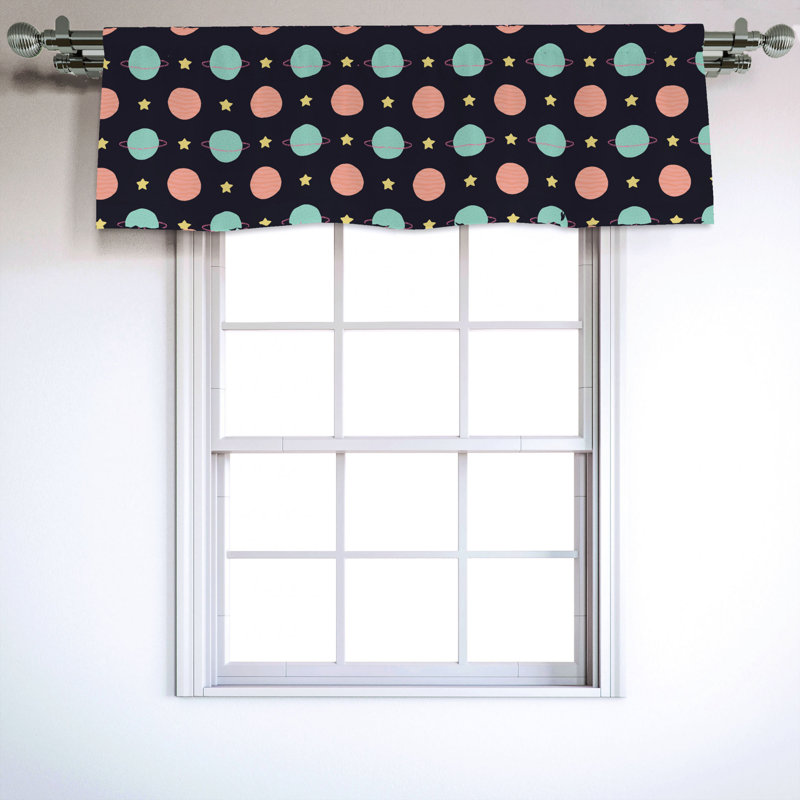Sateen Ruffled Window Valance