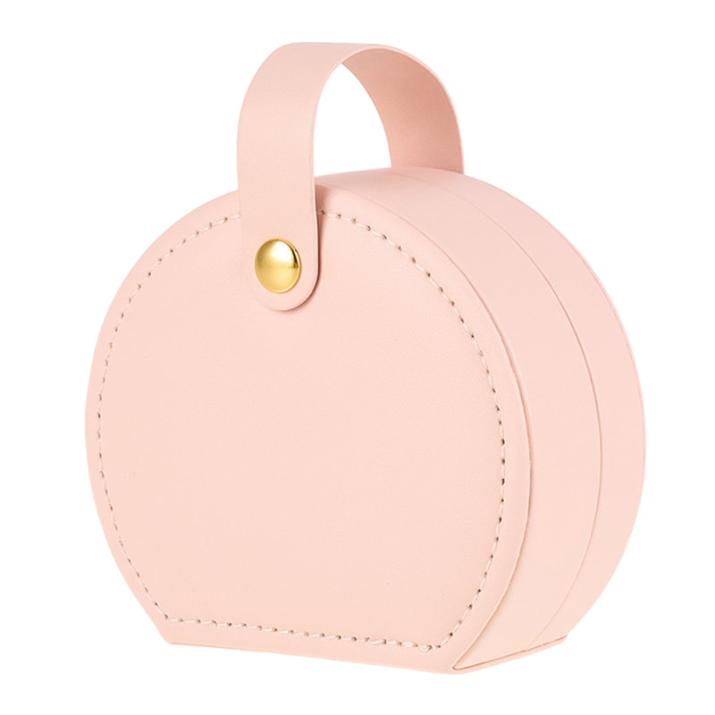 Leather Jewellery Box +, Pink