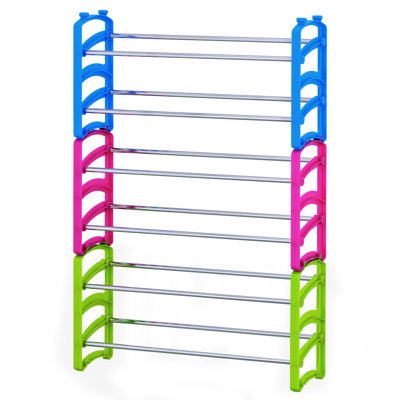 18 - Pair Stackable Shoe Rack