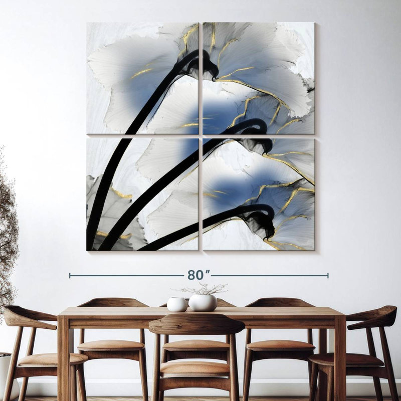Marbre Harnek Indigo Lustre, H 74 po x l 74 po