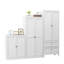 Armoire de rangement 72 po avec 2 tiroirs, armoire de rangement autoportante avec tablettes réglables, organisateur robuste pour les épices, vaisselle, petits électroménagers de cuisine, garde-manger, salle à manger