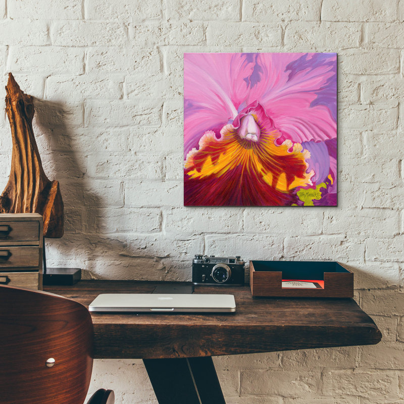 «Orchid Series 1» par Tim Marsh, H 12 po x l 12 po x P 0,13 po