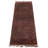 One of kind Hand-Knotted Color Transition Brown Rug 2'8" x 8'2"