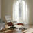 Leather Swivel Accent Chair With Ottoman-1160804677