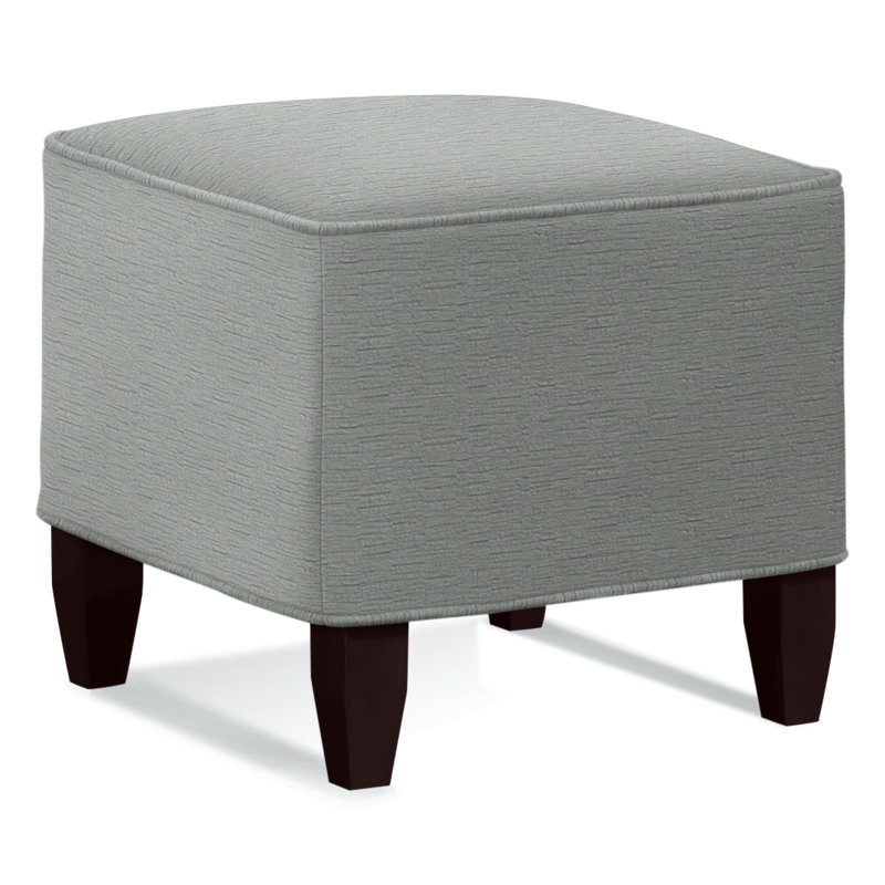 Brooklyn Square Ottoman, Java , Brown Geometric, 0456-33