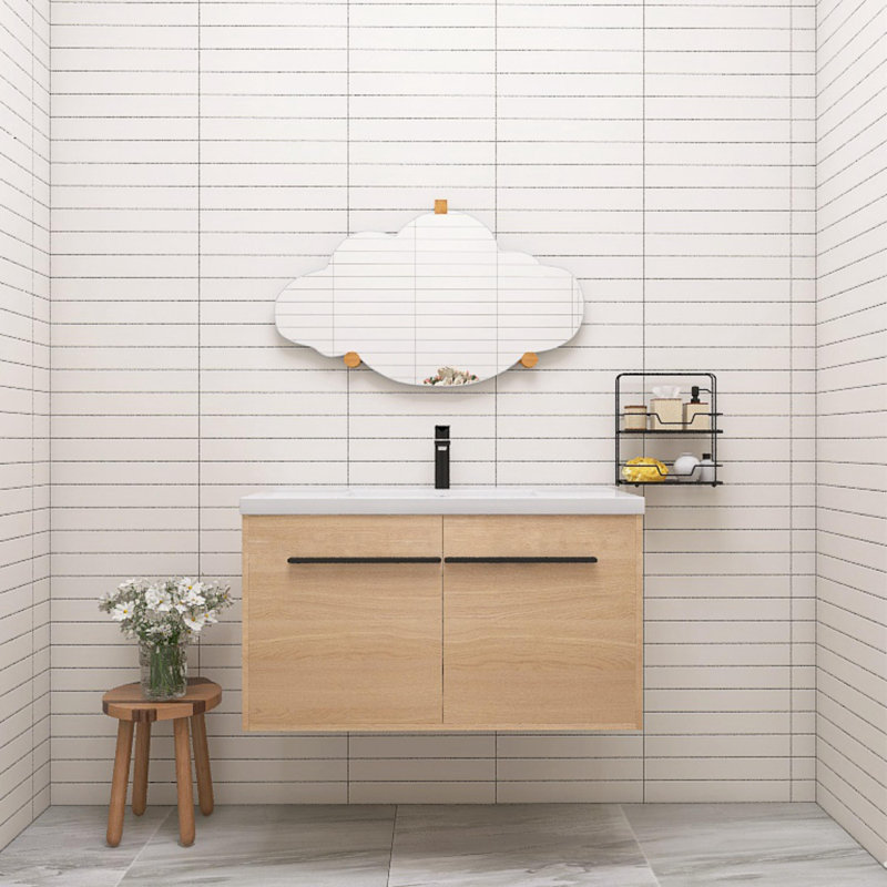 Meuble-lavabo simple avec plateau 35,77 po Sneffels