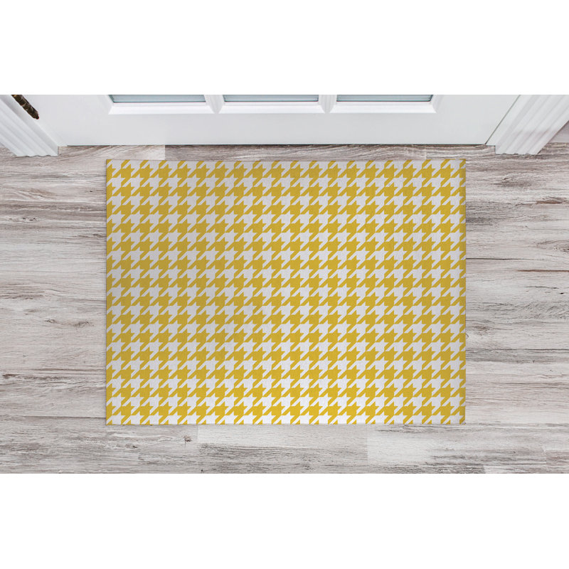 Paillasson d'intérieur, Jaune souci, L 48 po x L 72 po