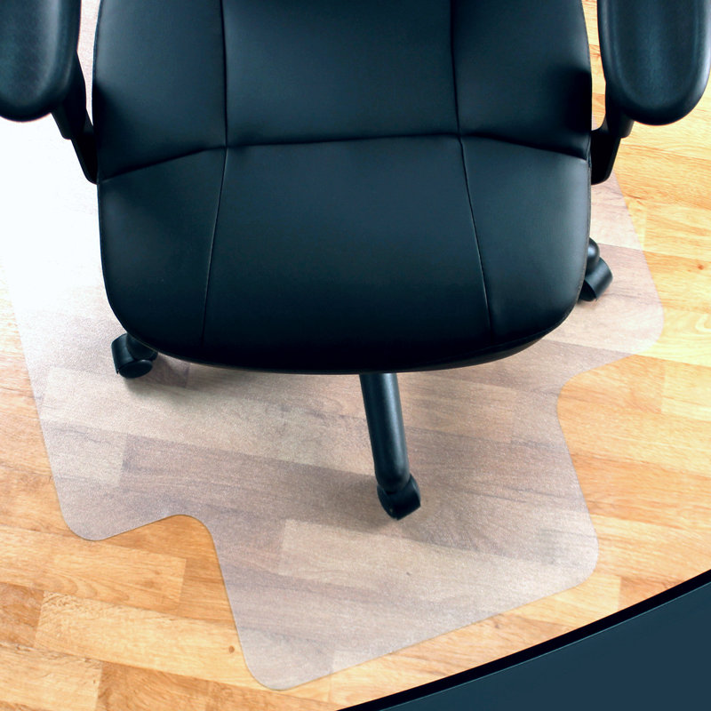 Valuemat Basic Vinyl Lipped Chair Mat for Hard Floors - 36" x 48"