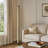 Chevalier 61'' Bronze LED Column Floor Lamp