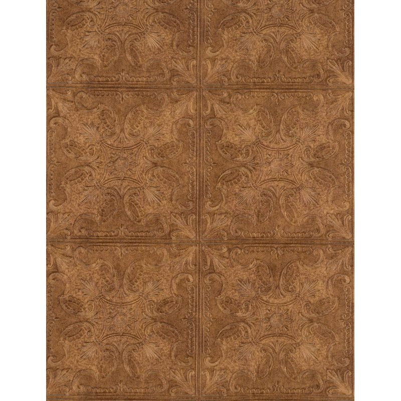  Rouleau de papier peint L 33 pi x l 20,8 po Tin Tile