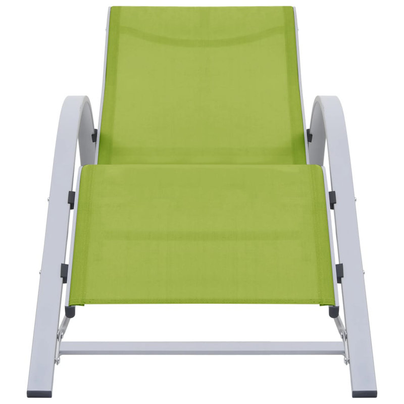 Abdullaahi 167cm Long Single Chaise, Green