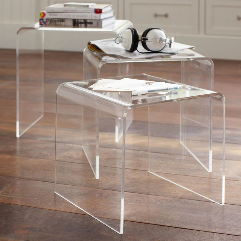 Table d'appoint en acrylique