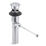 Premier Exposed 1.25" Pop-Up Bathroom Sink Drain With Overflow