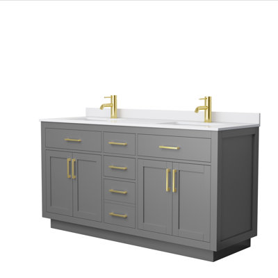 Beckett TK 66'' W Double Vanity