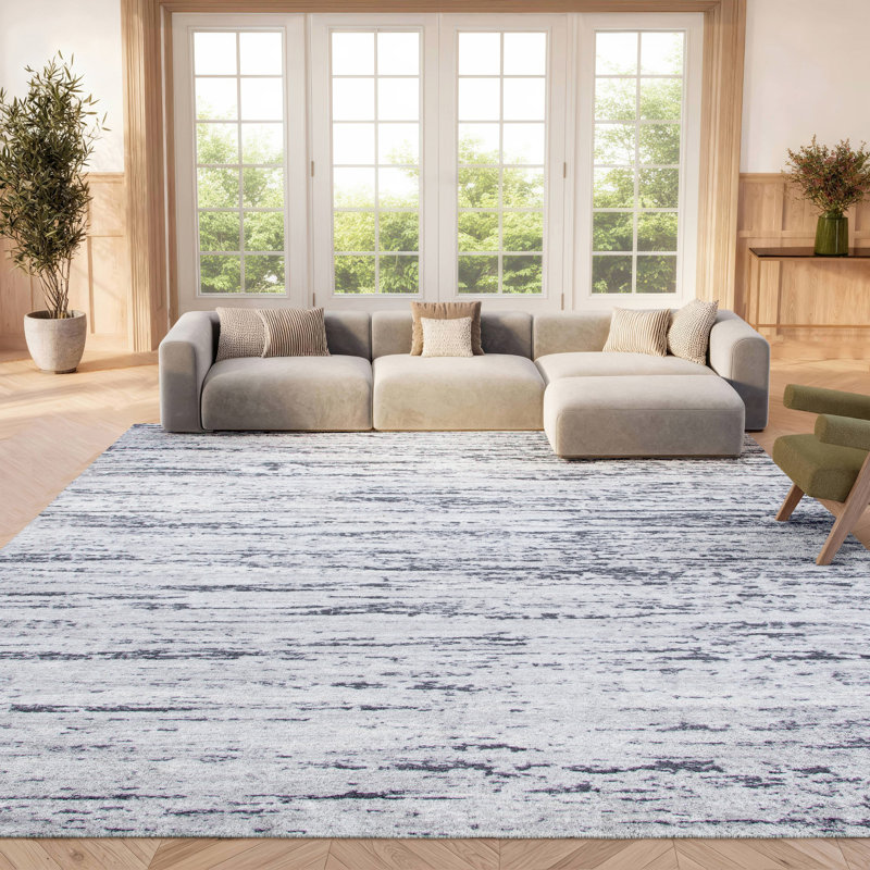 Tapis abstrait Seng 700 Performance, Rectangulaire 8 pi x 10 pi