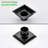 4.33'' Square Grid Shower Drain With Flange-88742743