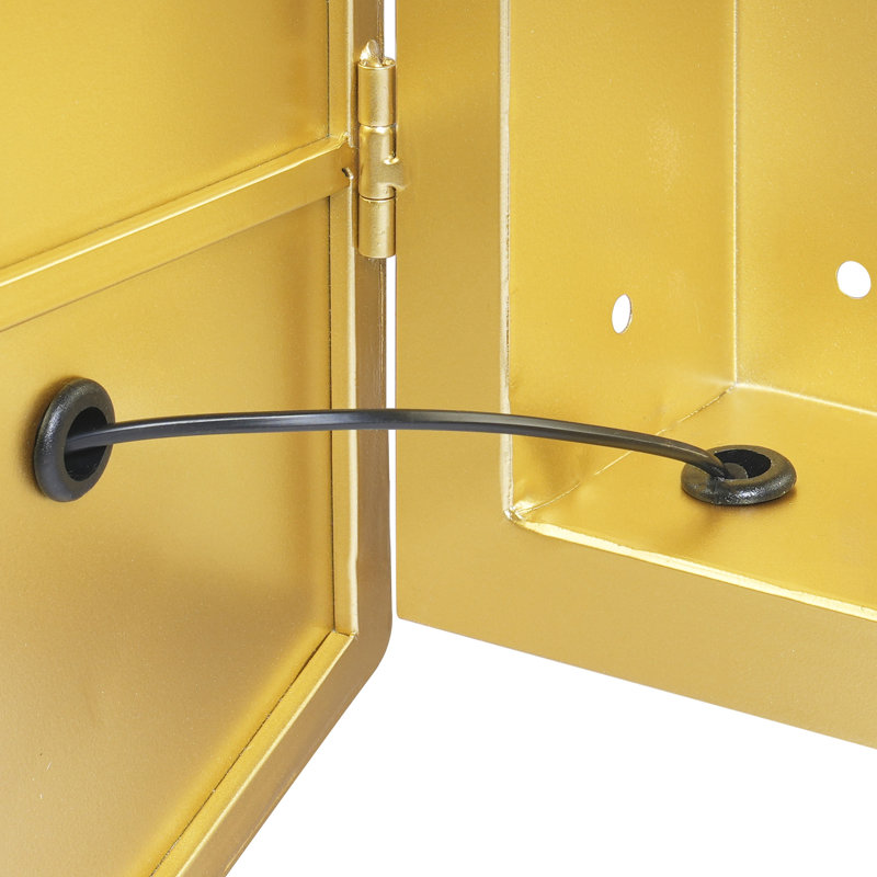 Briahna 24"W34"H LED Lighting Medicine Cabinet, Gold