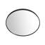 Grand miroir rond noir de 24 po pour salle de bain, vestibule et plus avec panneau en structure d'aluminium-129487199