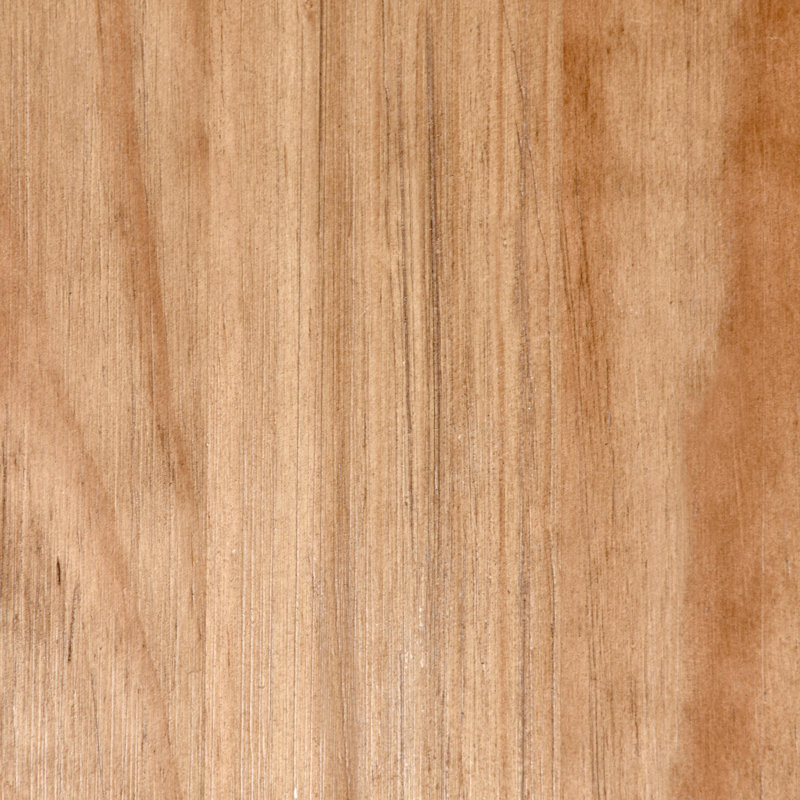 Ellen Solid Pine Wood Dining Table, Brown Wood