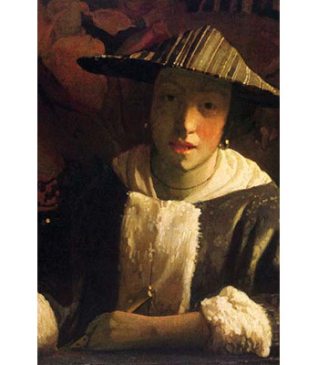 " Girl With A Flute " by Johannes Vermeer