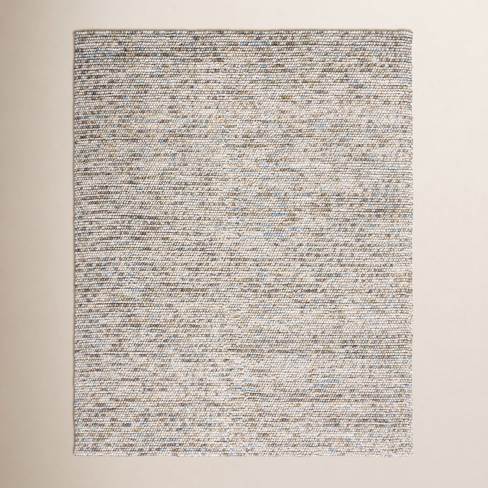 Elle Ivory Multi Hand-Woven Flatweave Rug, Rectangle 8' x 10'