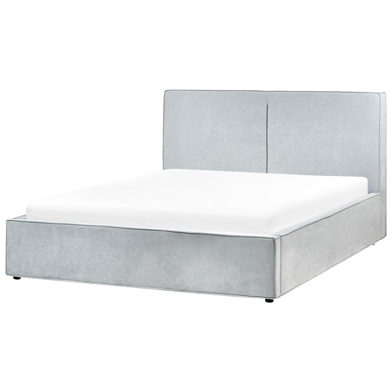 Ottoman Bed Fabric MOISSAC Light Blue, European Kingsize (160 x 200 cm)