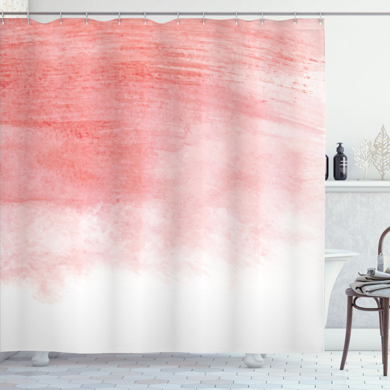 Shower Curtain with Hooks Included, 84"H x 69"W