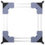  Washing Machine Base Manual Grey 67 X 67 X 12 Cm Metal