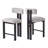 Canterbury 26.5" Stylish Round Counter Stools With Low Back-149345952