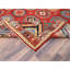 Tapis rouge en laine noué à la main de style afghan 10 pi x 13 pi 10 po AA9DB789FB8145788916D06543D23A45
