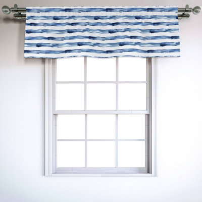 Sateen Ruffled Window Valance