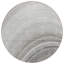 Tapis beige rond 8 po