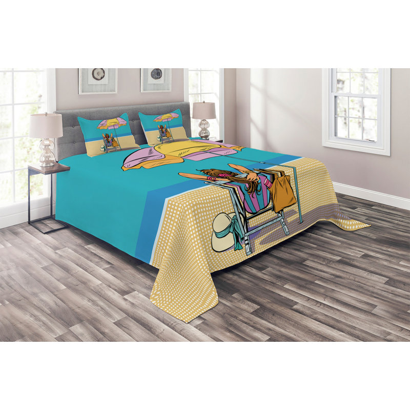 Coastal Polyester Coverlet