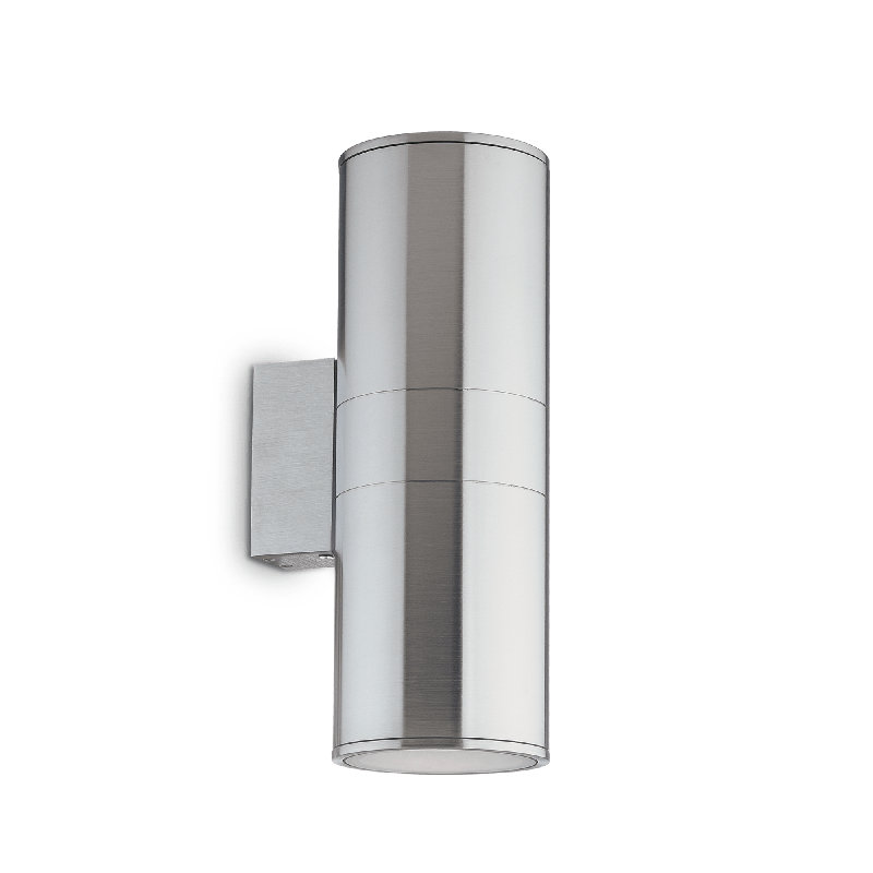 Gun 9cm H Outdoor Flush Mount, Silver