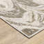 Tapis abstrait ivoire / brun clair Gwern-2086891262