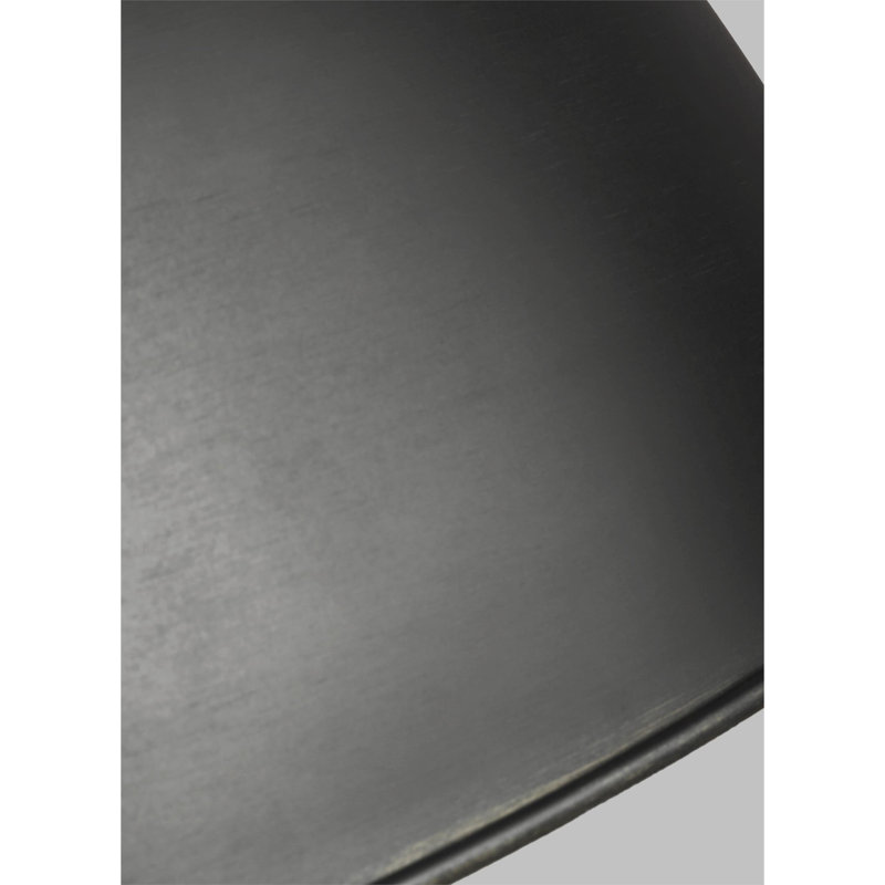 Logan 1 - Light Pendant, Aged Iron, 12.25" H x 11.875" W x 11.875" D