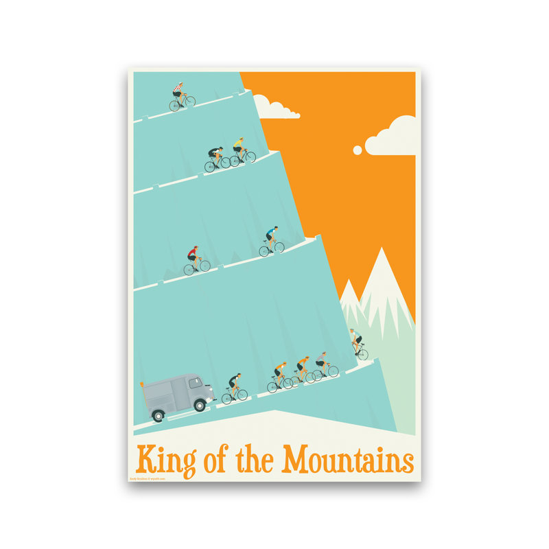 King Of The Mountains - Print, No Framed, 42cm H x 30cm W x 1cm D