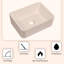 Lavabo de salle de bain vasque rectangulaire en céramique blanche 16 po x 12 po