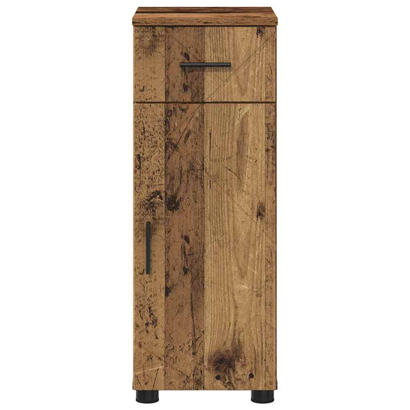 30cm Bathroom Vanity Base Only, Old Wood