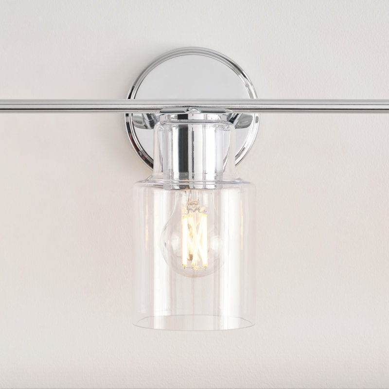 Éclairage pour coiffeuse Sayward, 3, Chrome