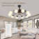 39.4" Bladeless Ceiling Fan with Remote and 10 lights